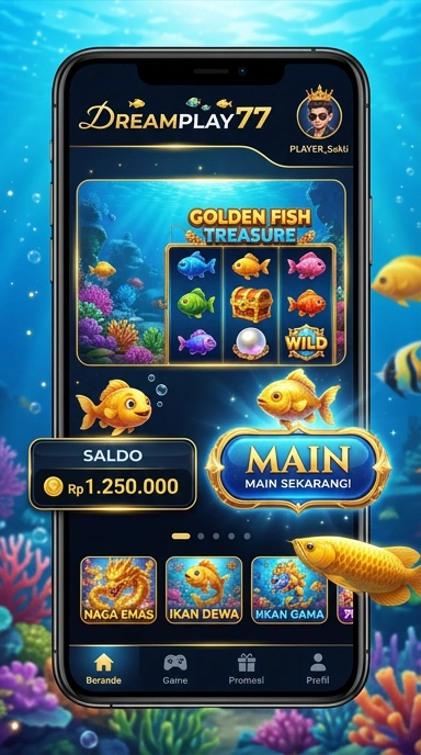 Screenshot antarmuka user dreamplay77 yang memudahkan navigasi.